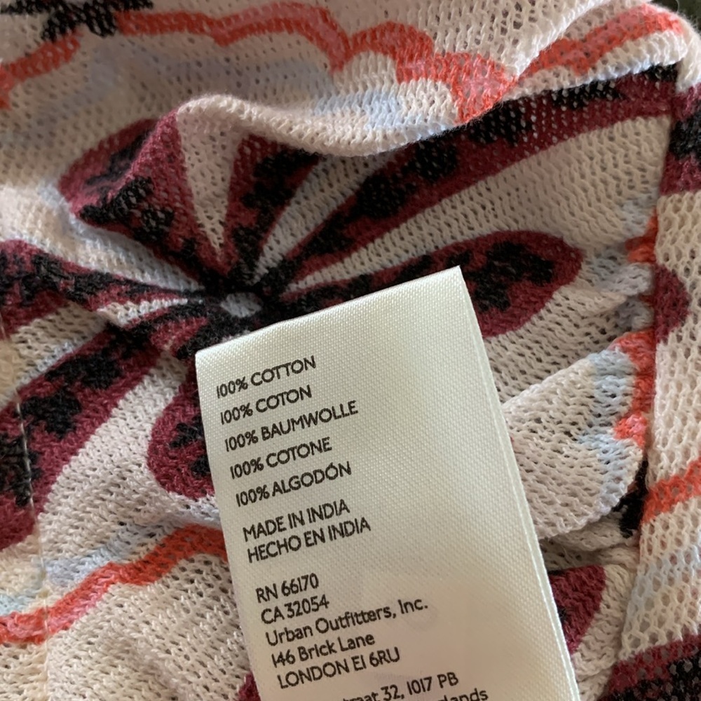 FREE PEOPLE Through The Meadow Top Cardigan White Sand NWT - Picture 10 of 11